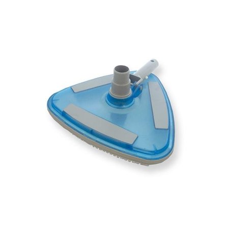 FASTTACKLE Triangular Vacuum Head Clear - Deluxe Pool Weighted FA973618
